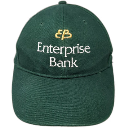 Port & Company Enterprise Bank Baseball Cap Green One Size Adjustable Strap Hat