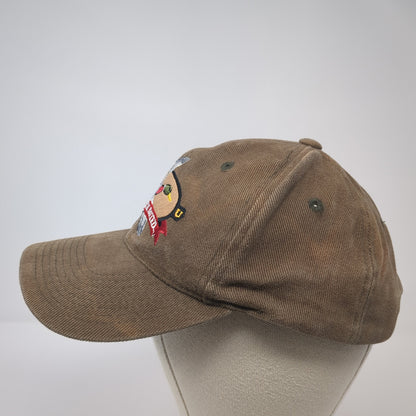 Ducks Unlimited Slideback Baseball Cap Brown One Size Adjustable Signatures