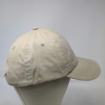 H&M Baseball Cap Beige One Size Adjustable Duck Logo Embroidered Cotton Hat