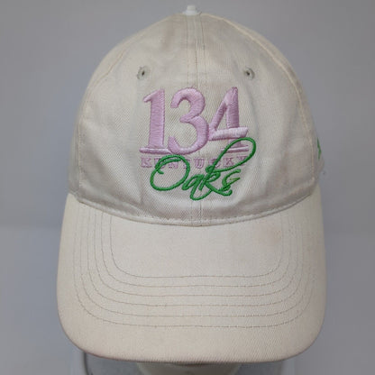 134 Kentucky Oaks Official Starter Slideback Hat Tan OS Adjustable Sportsman