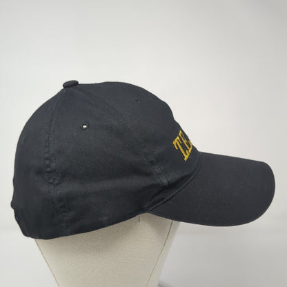 T.E.A.M. Snapback Hat Black One Size Adjustable Embroidered Sportsman