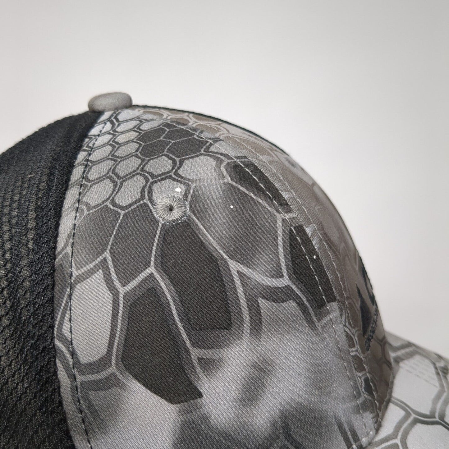 Concrete Construction Supply Snapback Trucker Hat Camo One Size Mesh Back