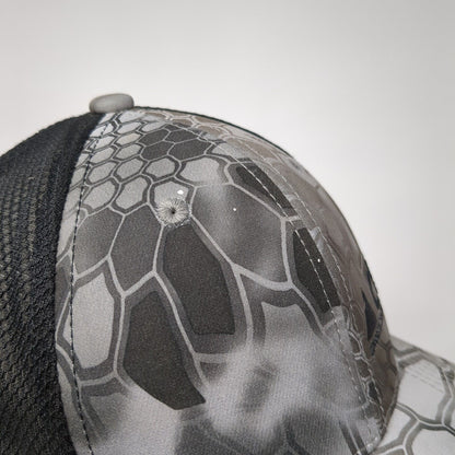 Concrete Construction Supply Snapback Trucker Hat Camo One Size Mesh Back