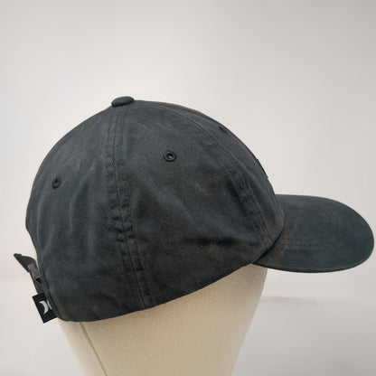 Hurley Baseball Cap Black One Size Adjustable Slideback Cotton Patch Logo Hat