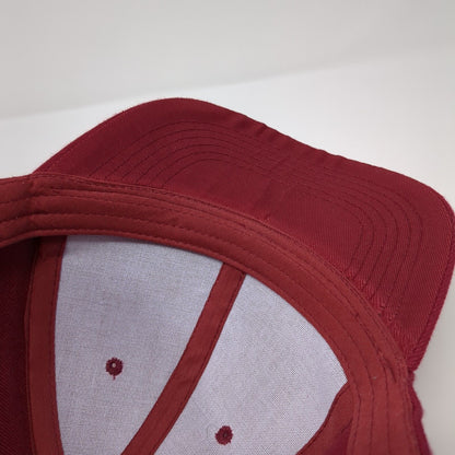 Bebo #aBEBOquesi Strapback Hat Red One Size Adjustable 6 Panel Polyester
