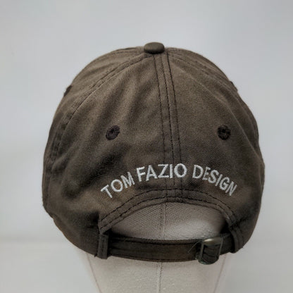 World Woods Golf Club Slideback Hat Brown OSFA Tom Fazio Design