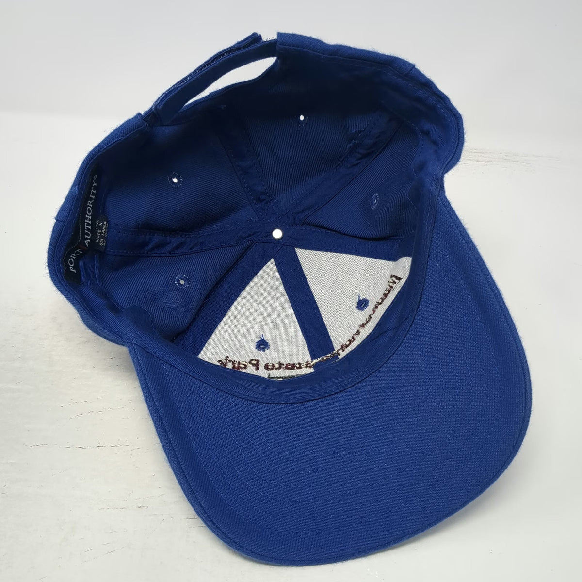 Port Authority MacKerricher State Park Blue One Size Baseball Cap Whale Tail Hat