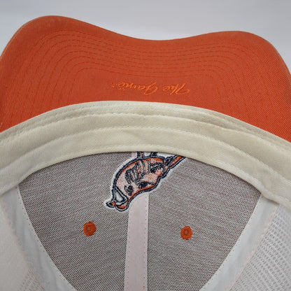 The Game Snapback Trucker Hat Orange One Size Adjustable Embroidered Mesh Back