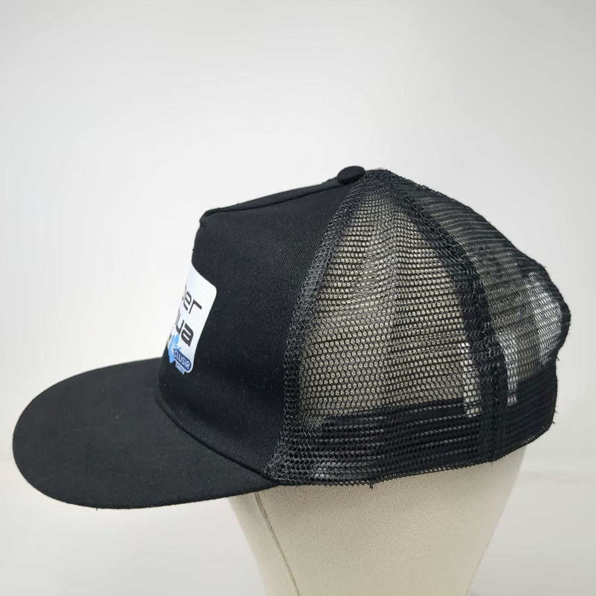 STP Multipress Trucker Hat Black One Size Mesh Snapback Cyber Fenua 2025 Tahiti