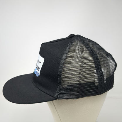 STP Multipress Trucker Hat Black One Size Mesh Snapback Cyber Fenua 2025 Tahiti