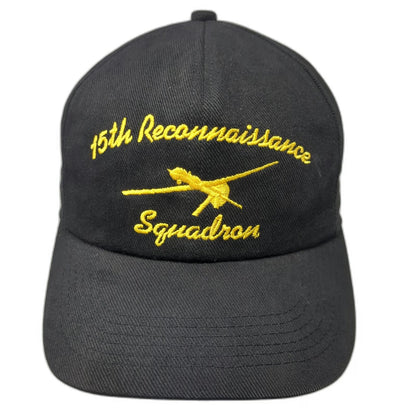 Legend Baseball Cap Black One Size 15th Reconnaissance Squadron Drone Hat