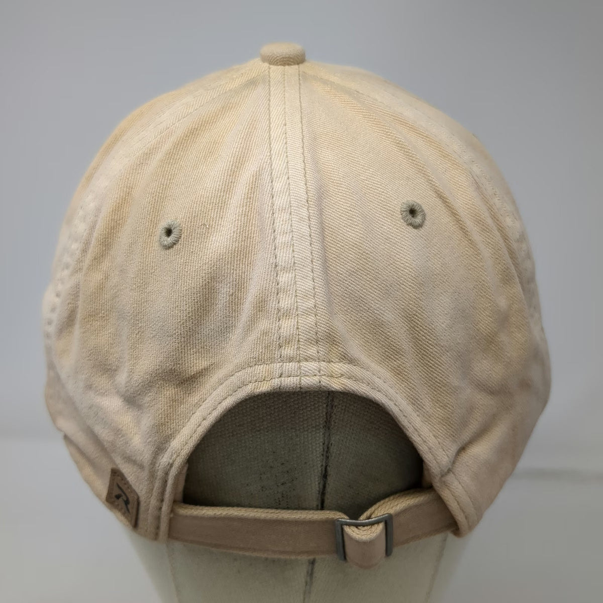 Richardson Baseball Cap Beige One Size ALLIN Embroidered Logo Slideback Hat