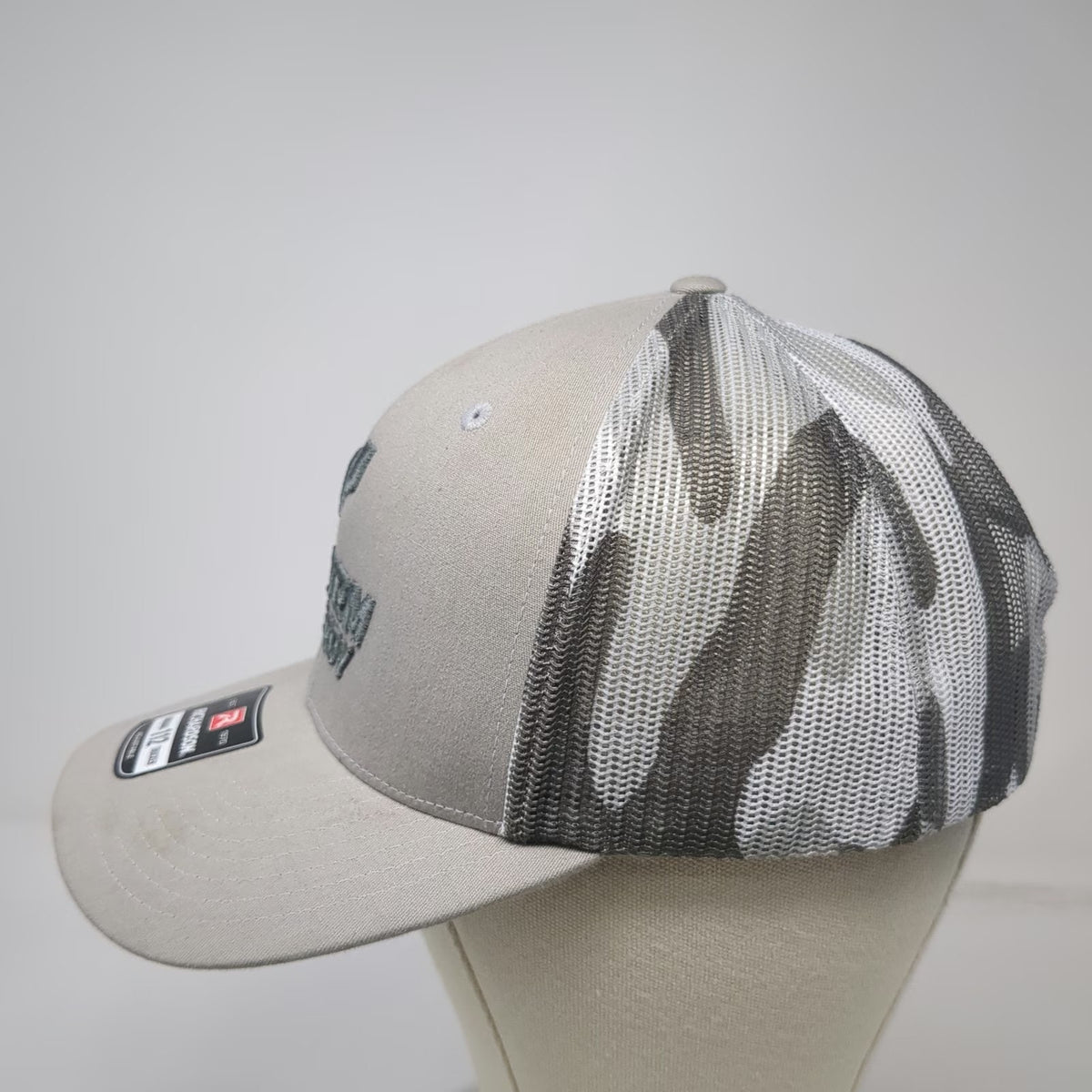 Richardson Trucker Hat Gray One Size Camo Snapback 1st Phorm Energy