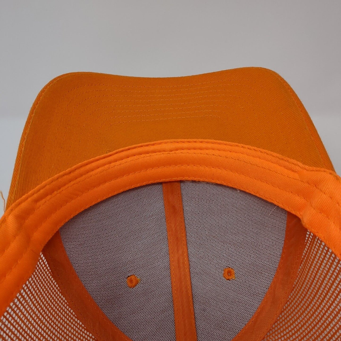 Ventev 2000 Cambridge Snapback Trucker Hat Orange OS Adjustable Mesh Pit Bull