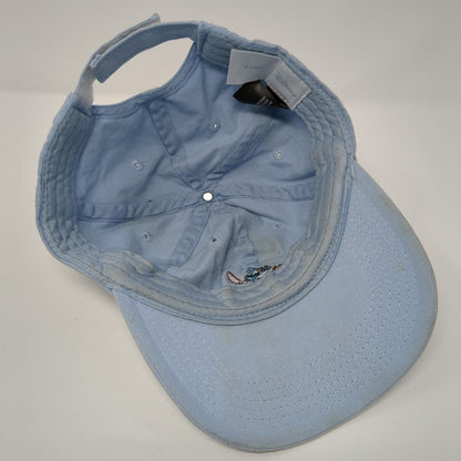 Stitch Strapback Hat Blue One Size Adjustable Embroidered 6 Panel Disney