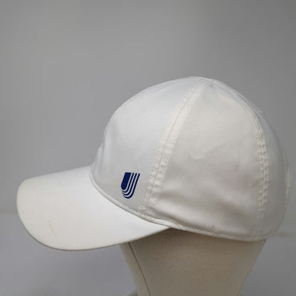 United Healthcare Logo Hat White Blue One Size Recycled Polyester Baseball Cap
