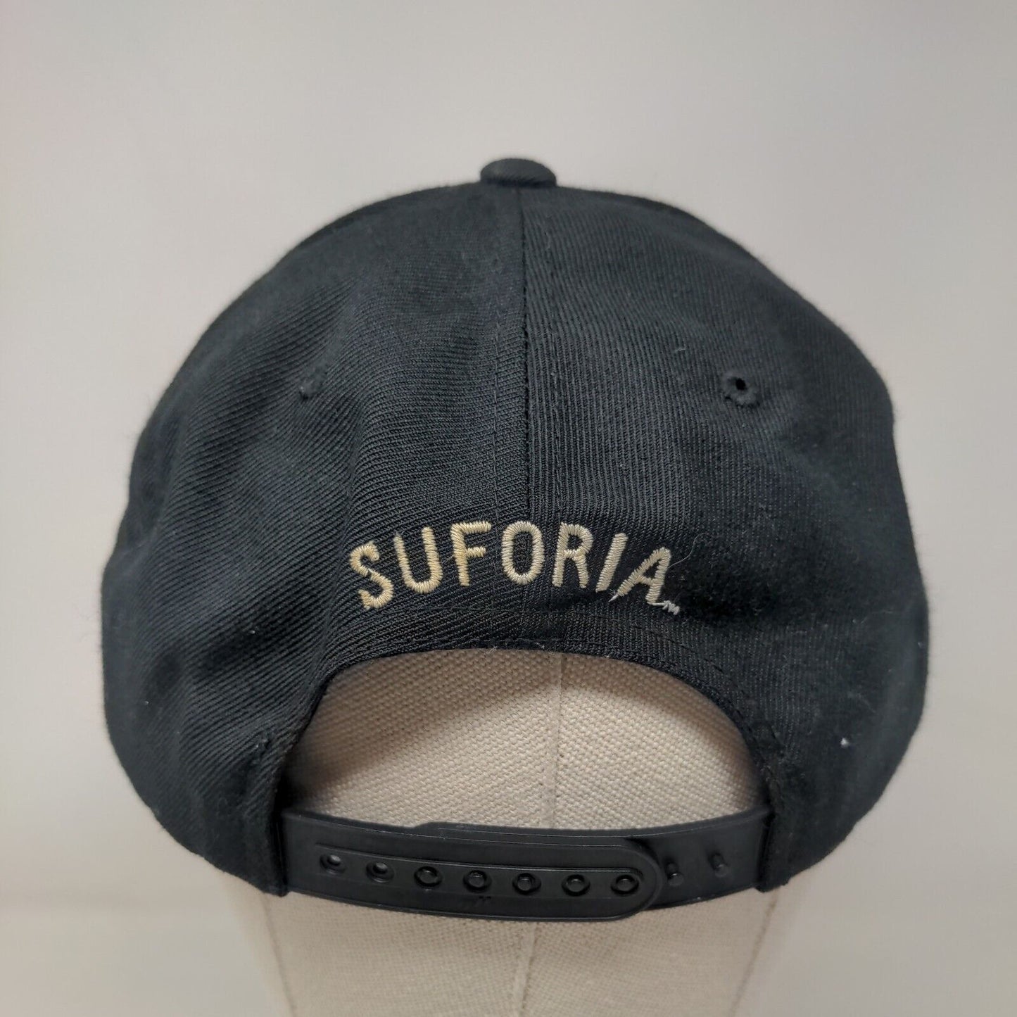 Sxxxxx1 Suforia Snapback Hat Black One Size Embroidered Adjustable Yupoong