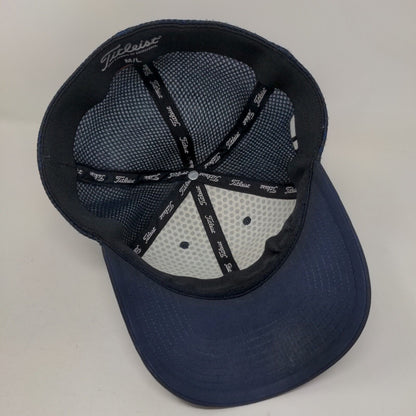 Titleist FJ Pro V1 Fitted Hat Blue Medium/Large Embroidered 6 Panel
