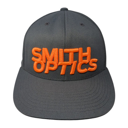 Smith Optics Fitted Hat Gray 7 1/4-7 5/8 Embroidered 210 Fitted Flexfit