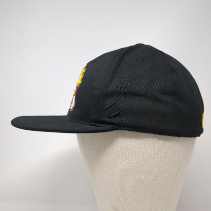 Zephyr Baseball Cap Black 7 1/8 Fitted Embroidered Fry Mascot Papas Fritas Hat