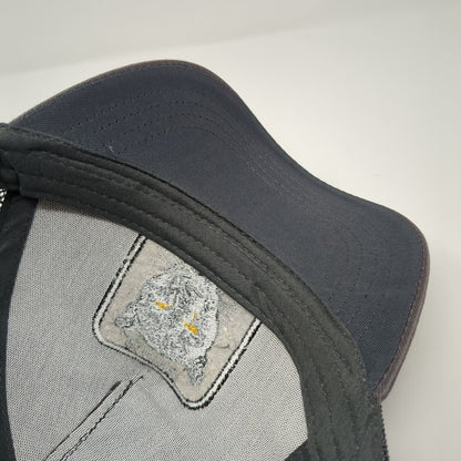 Panther Patch Snapback Trucker Hat Gray One Size Mesh Back Adjustable