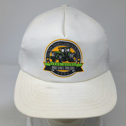 John Deere 8000 Series Tractors 1994 Power White Trucker Hat One Size USA