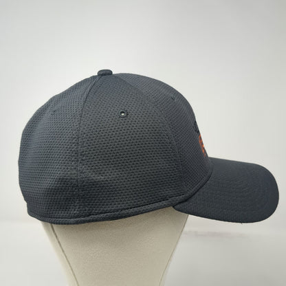 New Era 39THIRTY Gray Baseball Cap L House of Design Orange Black Stretch Hat