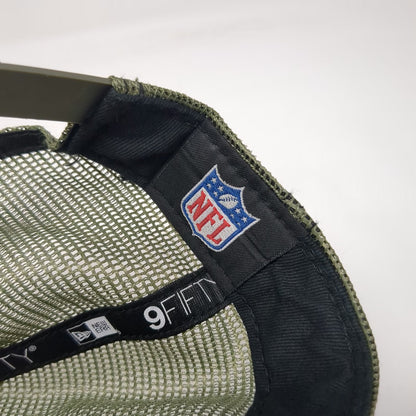 New Era 9FIFTY Trucker Hat Green OSFM Minnesota Vikings NFL Camo Mesh Snapback