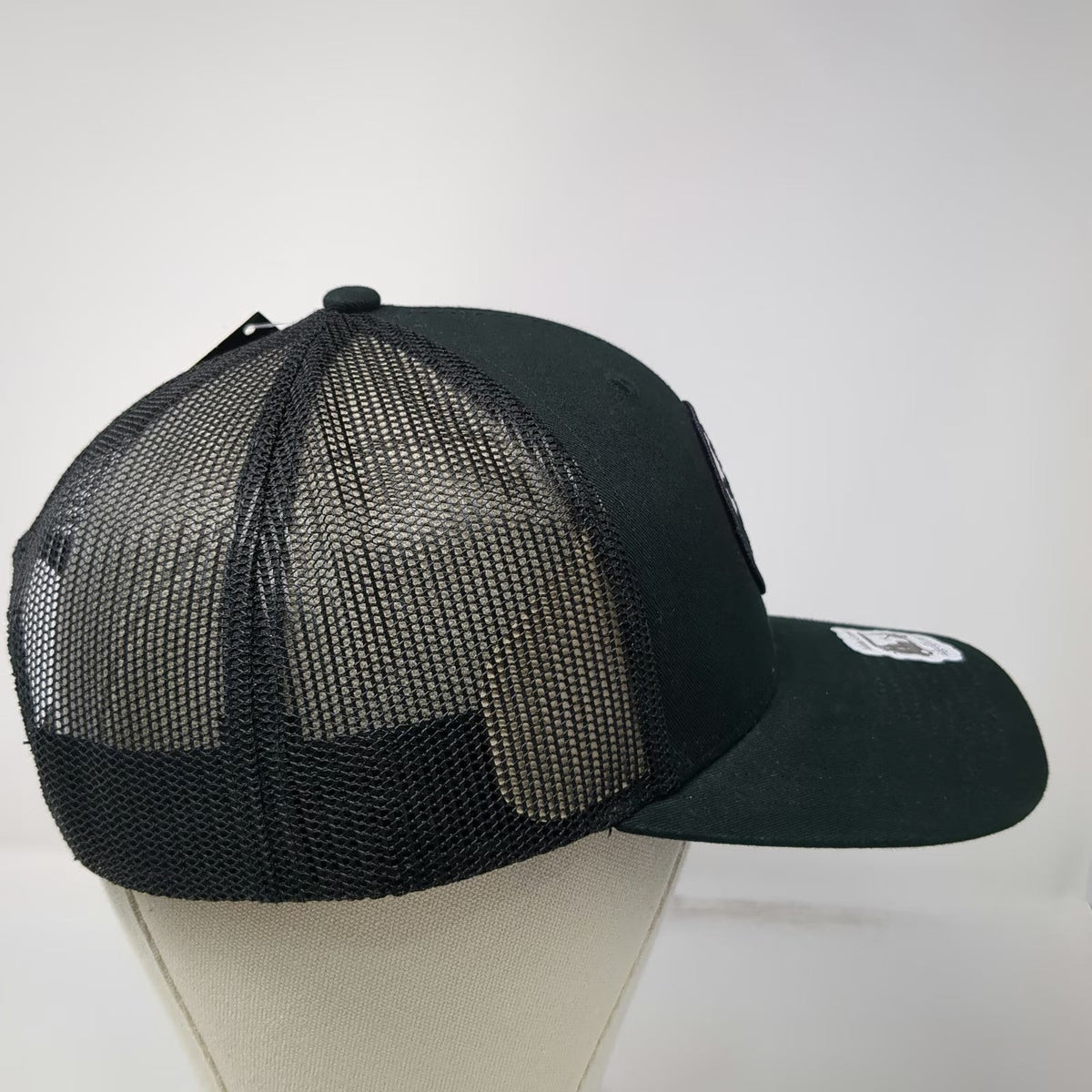 Outdoor Cap Trucker Hat Black One Size 208 Golf Idaho Mesh Snapback Patch Map