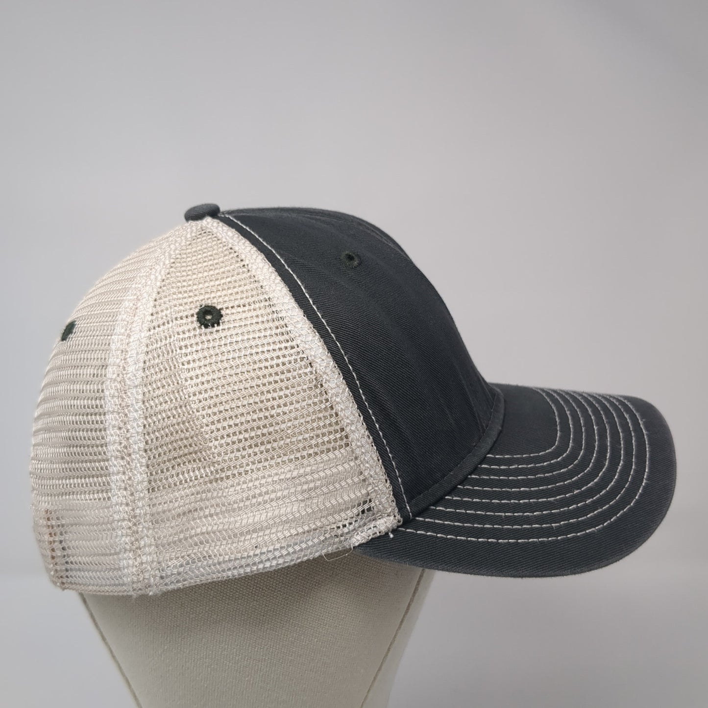 Idaho Equine Hospital Snapback Trucker Hat Gray OS Adjustable Mesh Back Ouray