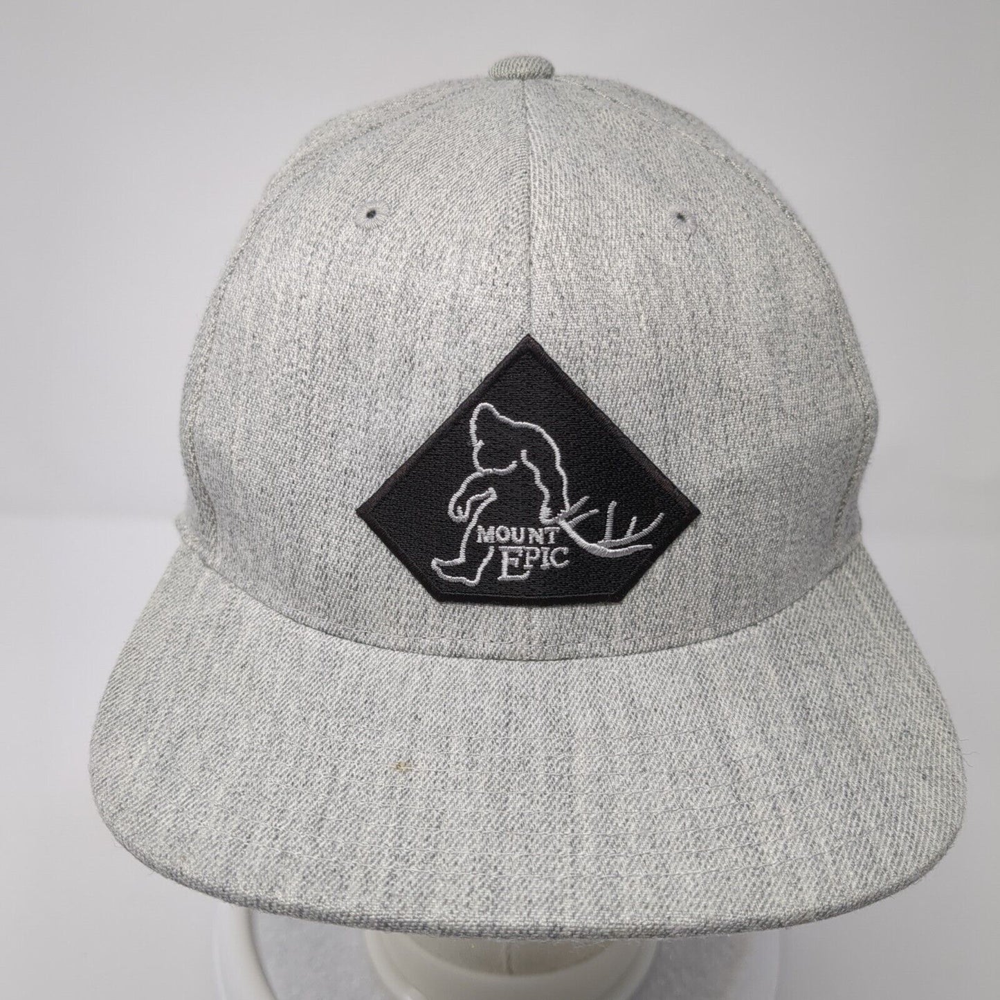 Mount Epic Snapback Hat Gray One Size Adjustable Flexfit 110 Yupoong
