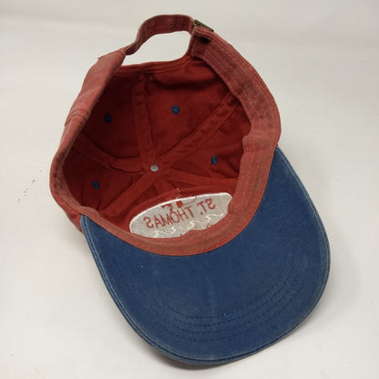 St. Thomas U.S.V.I. Slideback Hat Multi OSFA Adjustable Colorblock