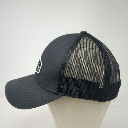 Billabong Trucker Hat Black One Size Snapback Mesh Patch Logo Curved Brim Surf