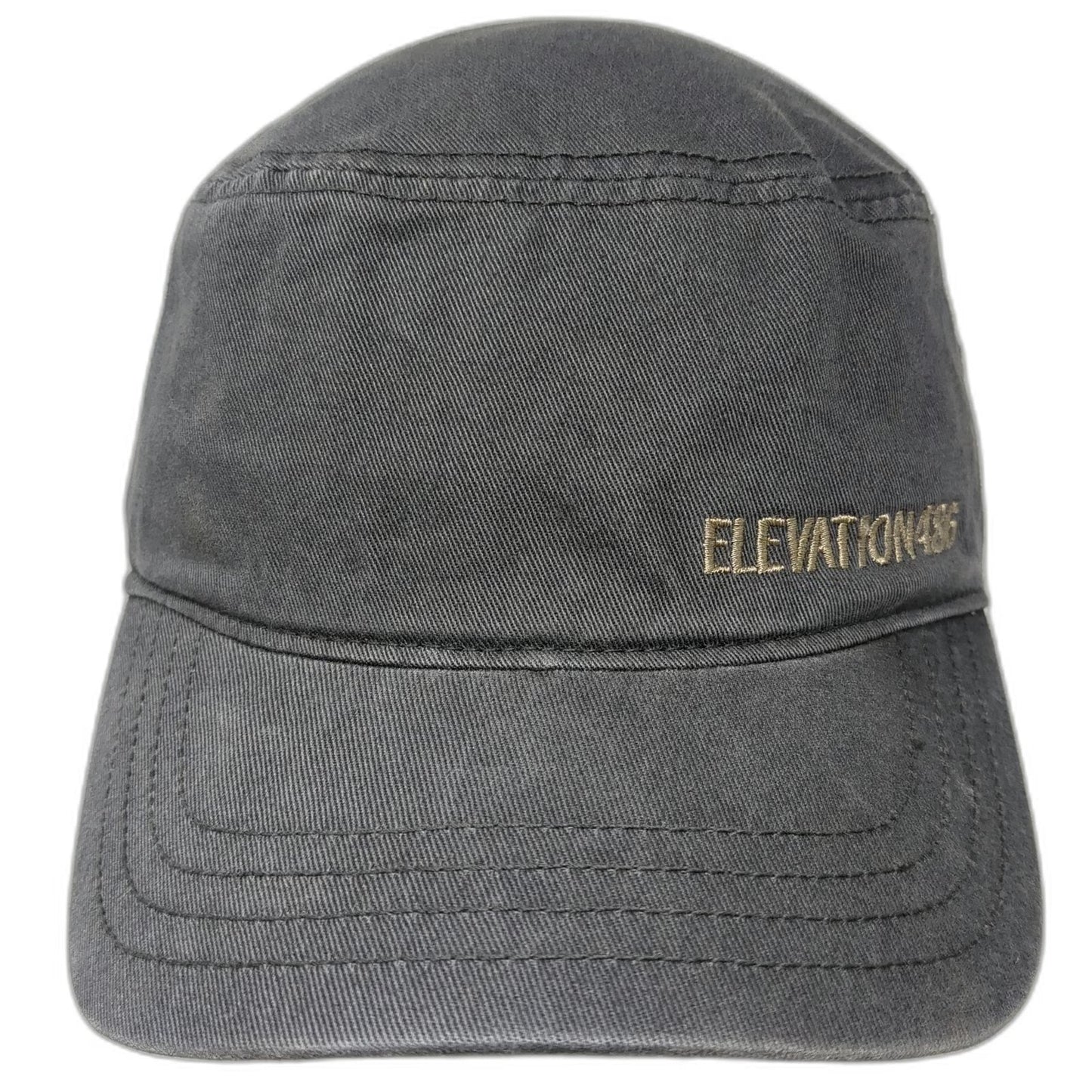 Richardson Army Cap Gray One Size ELEVATION486 Strapback Cotton Adjustable Hat