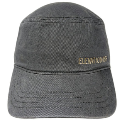 Richardson Army Cap Gray One Size ELEVATION486 Strapback Cotton Adjustable Hat