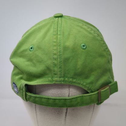 Life is Good Green Yellow Blue Baseball Cap One Size Slideback Flip Flops Hat