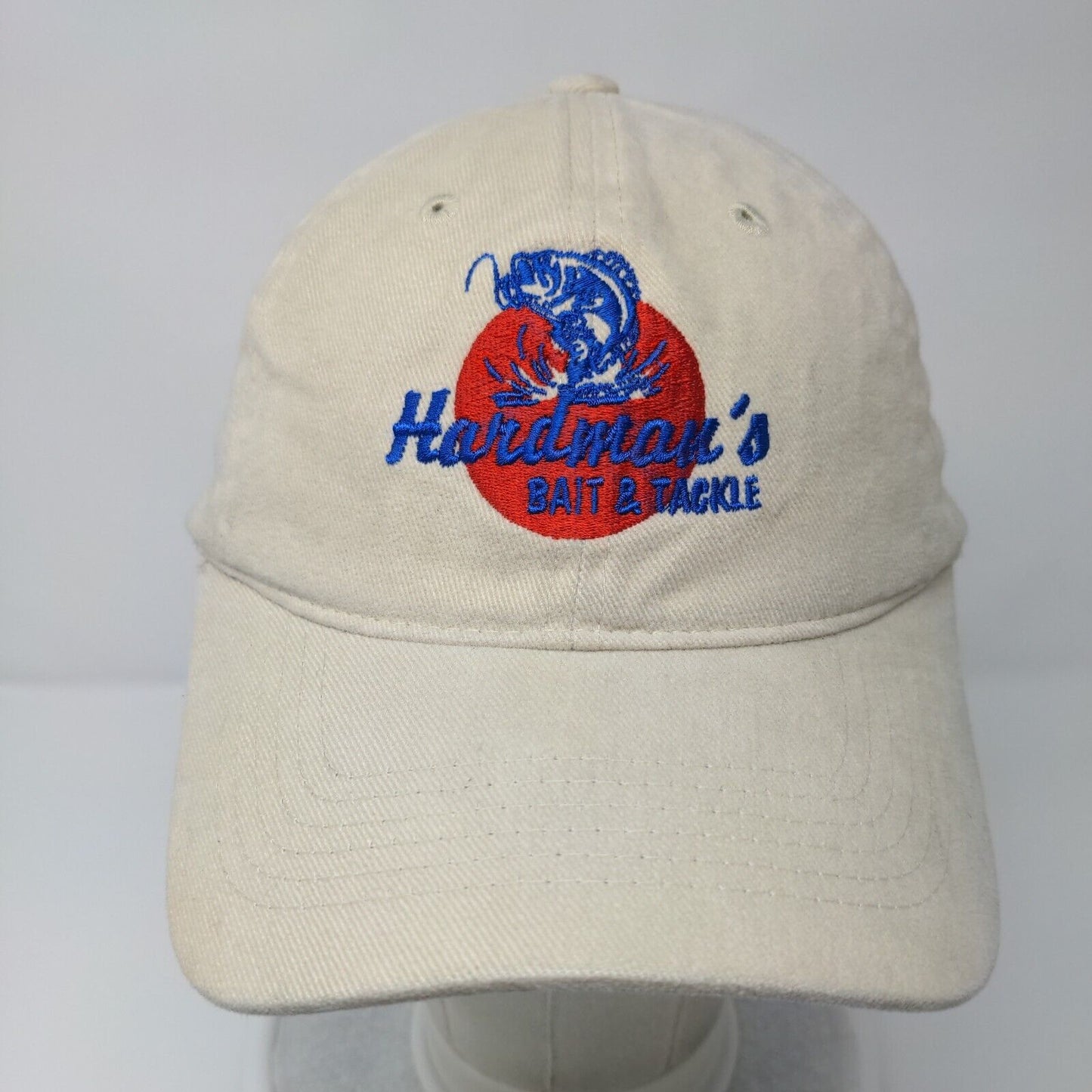 Hardman's Bait & Tackle Slideback Hat Tan One Size 6 Panel Sportsman