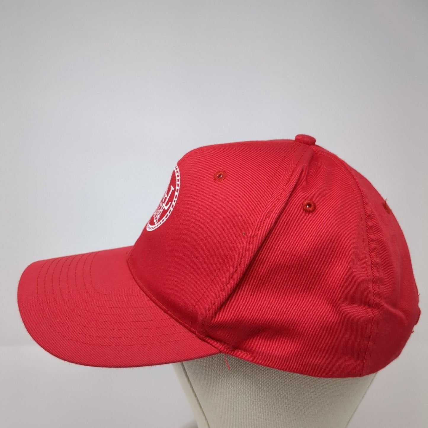 C-A-L Ranch Stores 45 Years Snapback Hat Red One Size Adjustable Nissun