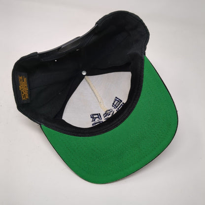 Barys Snapback Hat Black OSFA Adjustable Embroidered The Classics Yupoong