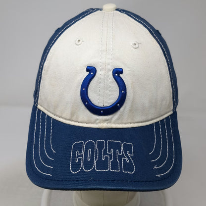 Indianapolis Colts NFL Team Apparel Blue One Size Cap Hat Horseshoe Logo Stitch