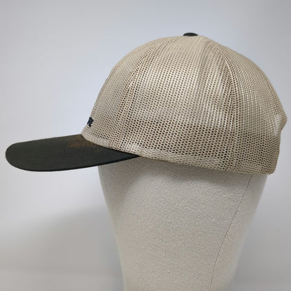 John Deere Trucker Hat Beige One Size Mesh Back Snapback Logo K-Products Work