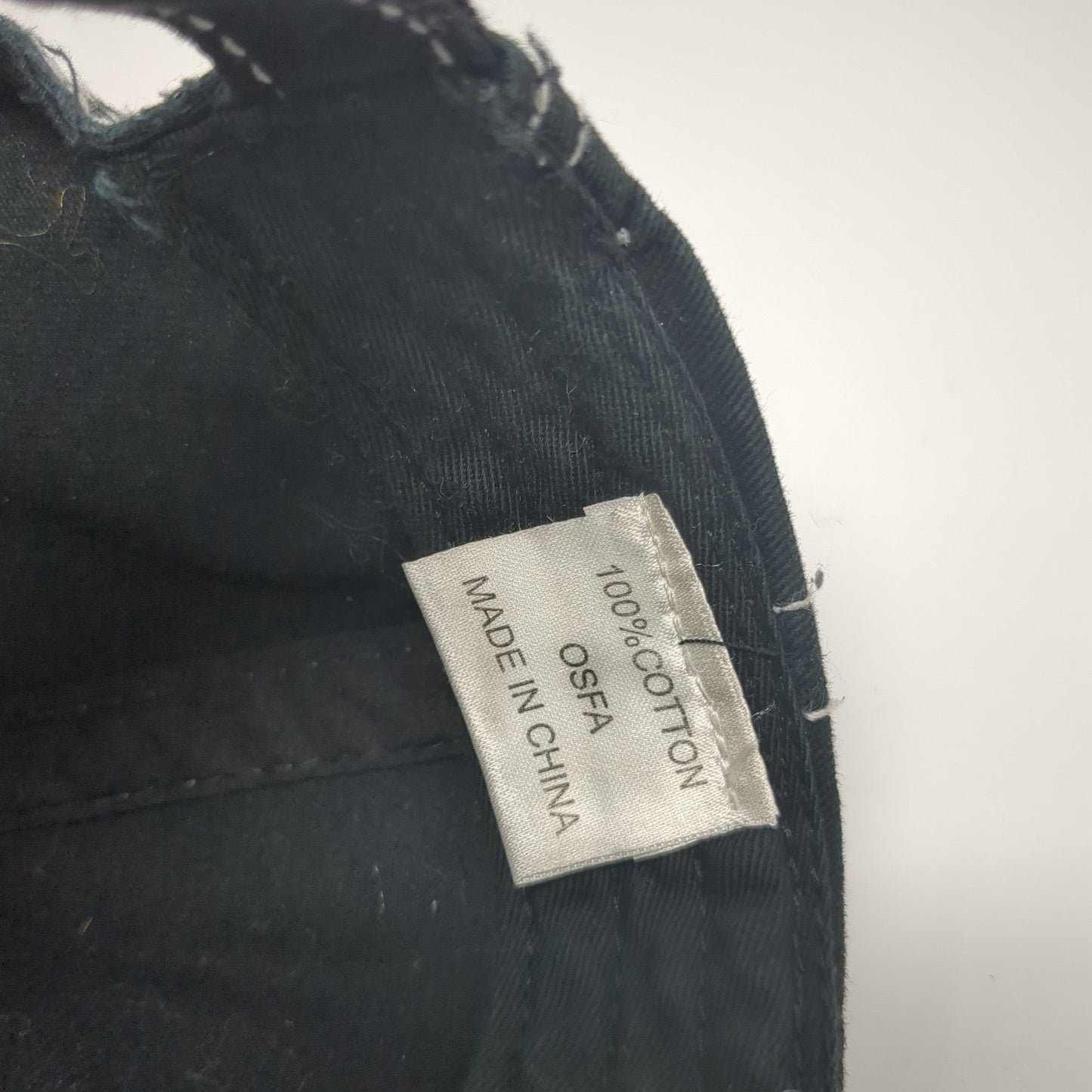Luxco Spirited Brands Strapback Hat Black One Size Adjustable Stylemaster