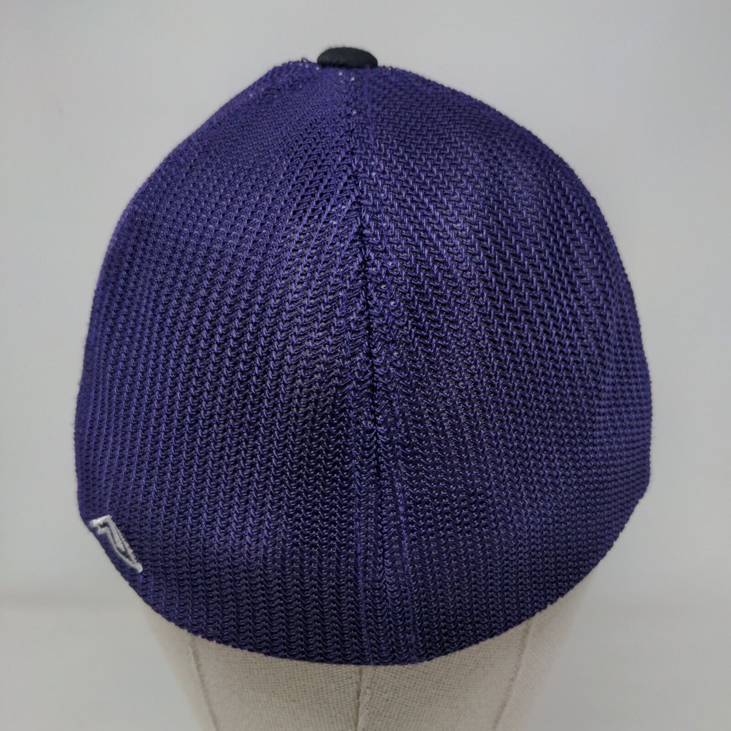 IB Fitted Mesh Back Trucker Hat Multi S/M Embroidered Pacific Headwear