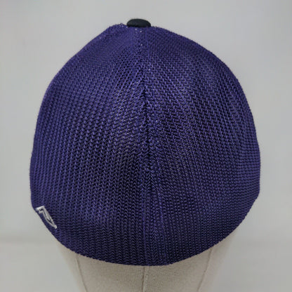 IB Fitted Mesh Back Trucker Hat Multi S/M Embroidered Pacific Headwear