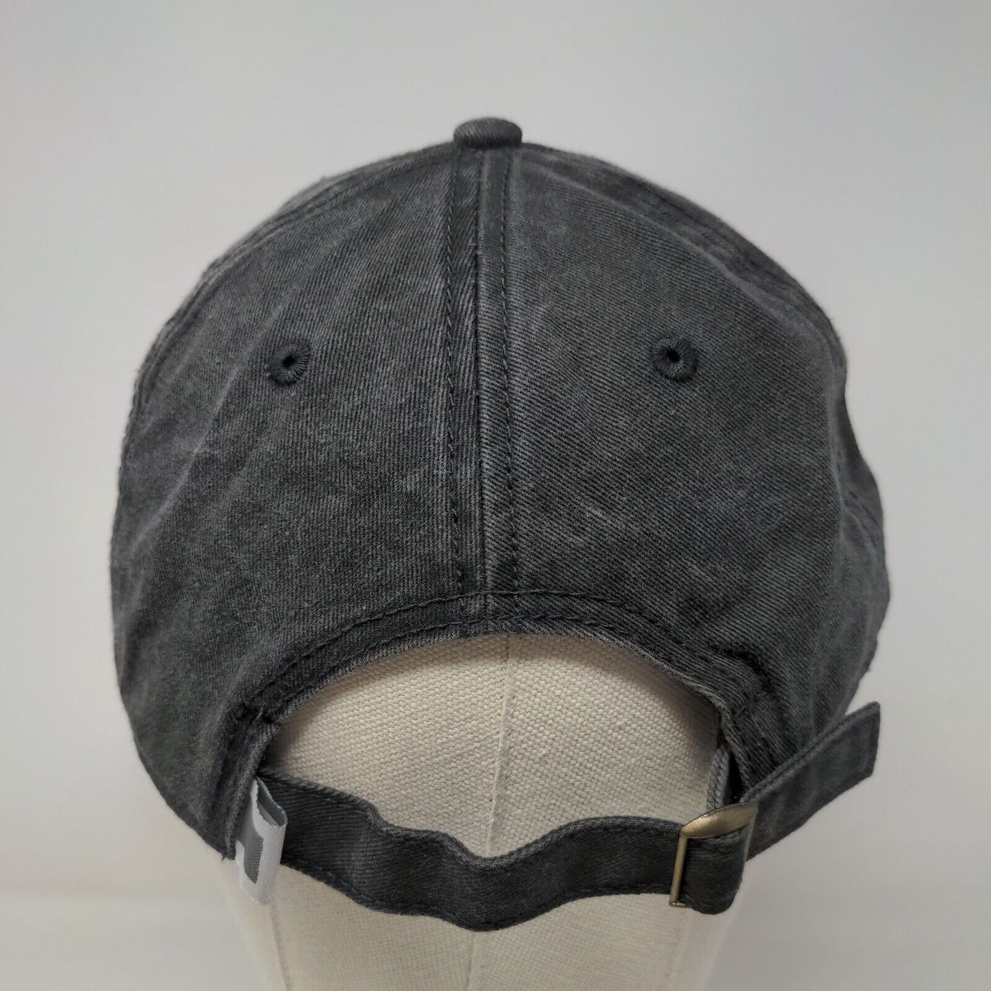 Home Free Rome Slideback Hat Gray OSFM Embroidered Adjustable Vented Holes
