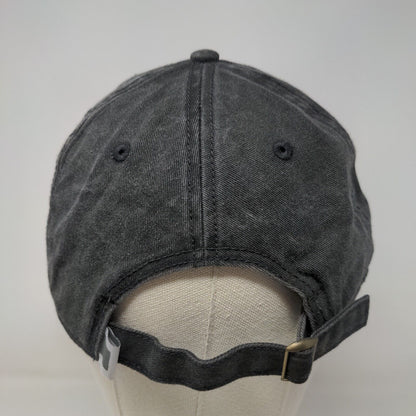 Home Free Rome Slideback Hat Gray OSFM Embroidered Adjustable Vented Holes