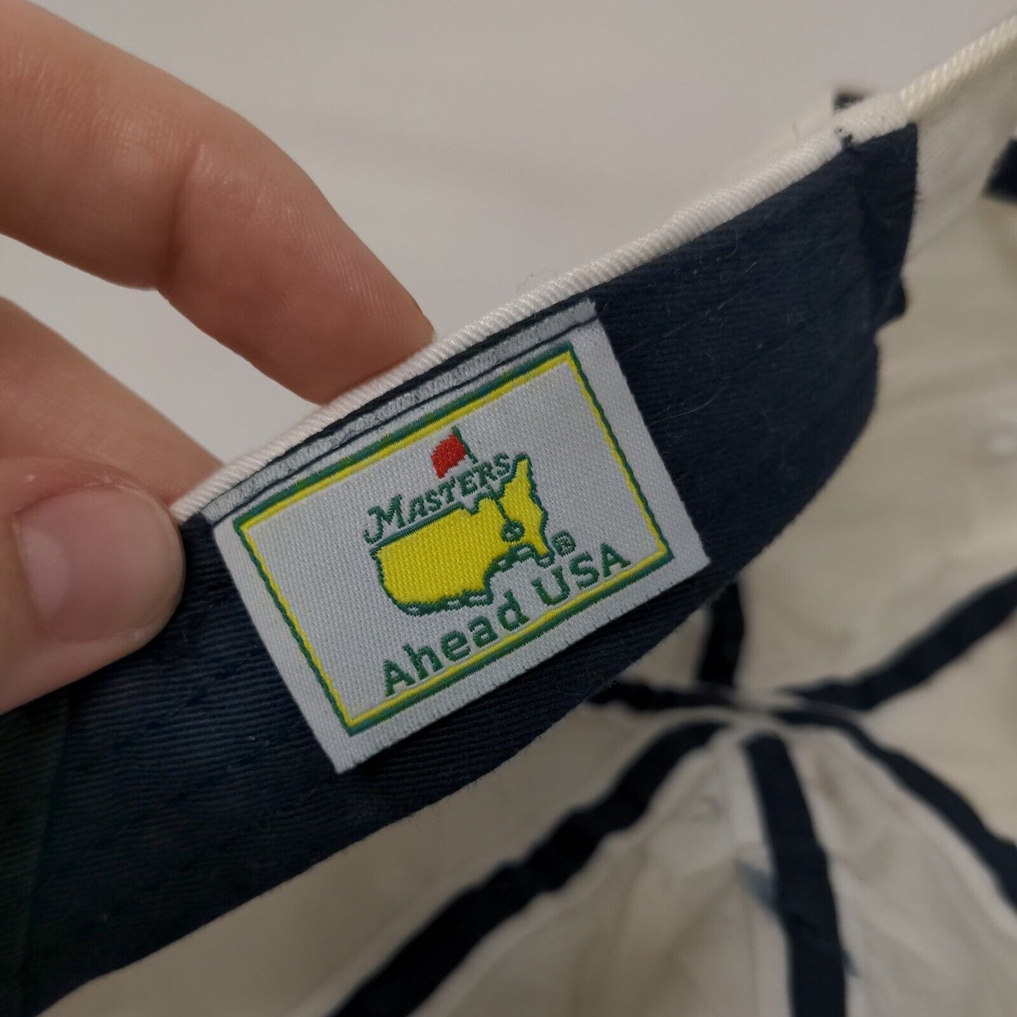 Masters 2015 Augusta Georgia Slideback Hat White One Size Embroidered