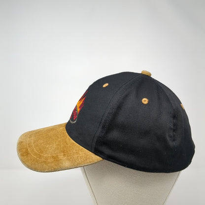 Camp Wilson BBQ Slideback Hat Black One Size Colorblock 6 Panel Nissin