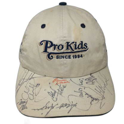 Ahead Pro First Tee San Diego Golf Baseball Cap Beige OSFM Hat Autographed