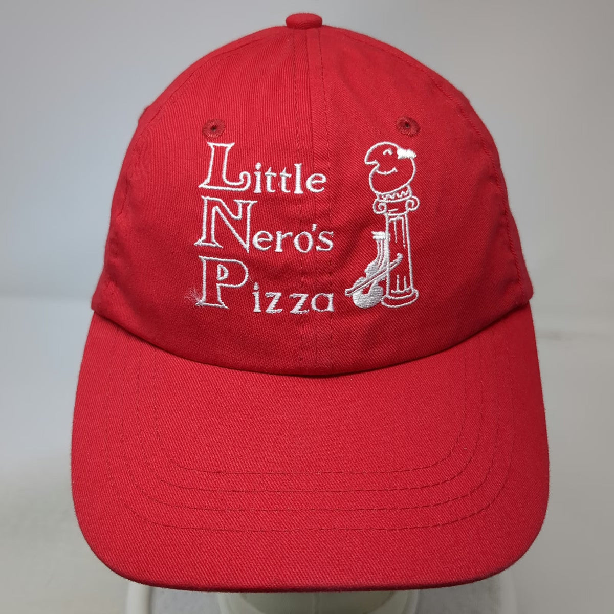 Little Neros Pizza Baseball Cap Red One Size Strapback Home Alone Embroidery hat